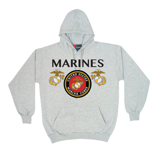 Hoodie-Marines Logo, Adult